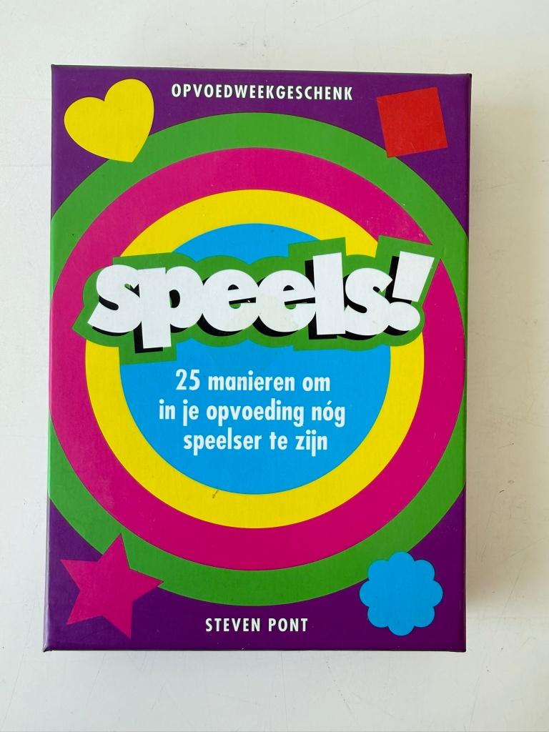 Kaartspel, spel Speels! / Opvoedgeschenk / Steven Pont, Ophalen of Verzenden, Zo goed als nieuw