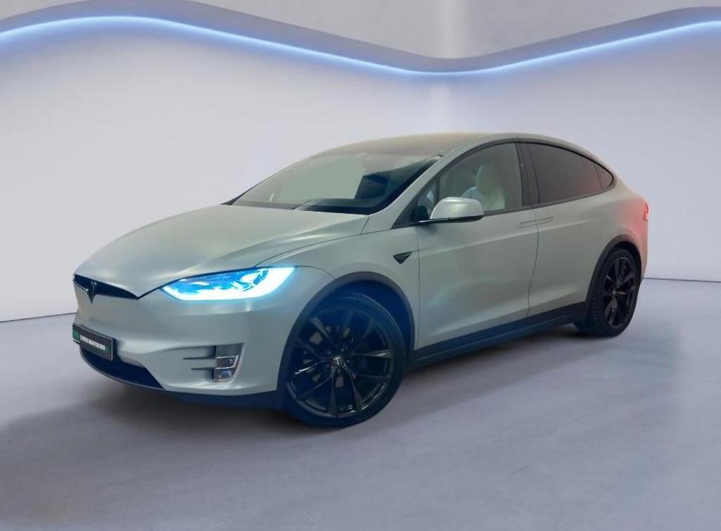 Tesla Model X Long Range AWD | Wit leer | Matte wrap | 22” |, Auto's, Tesla, Automaat, Model X, Euro 6, 38 min