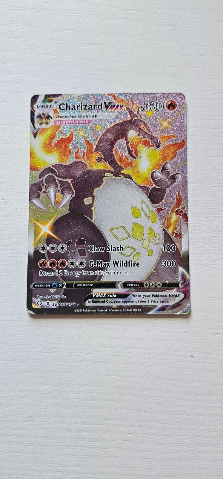 Charizard VMAX SV107/SV122 Shining Fates: Shiny Vault, Ophalen of Verzenden, Nieuw