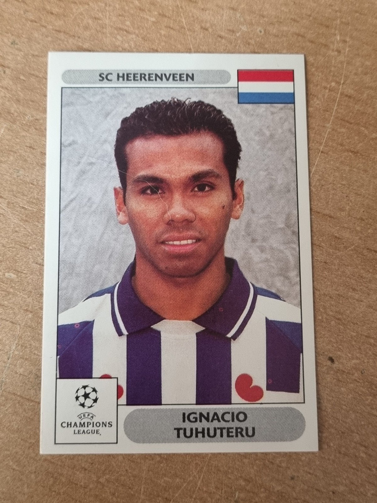 Panini Champions League 00/01 Tuhuteru Heerenveen, Ophalen of Verzenden, Zo goed als nieuw, Plaatje