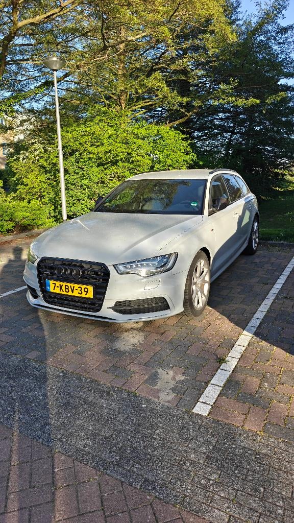 Audi A6 Avant 3.0 BiTDI  Quattro s-line motorschade, Auto's, Automaat, Zwart, Origineel Nederlands, Stationwagon