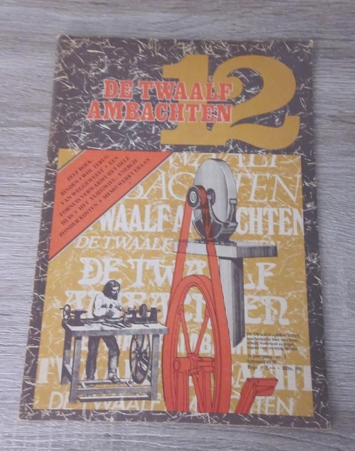 de twaalf ambachten 1978 nummer 1 tijdschrift ambacht wol 12, Ophalen of Verzenden, 1960 tot 1980, Nederland, Tijdschrift