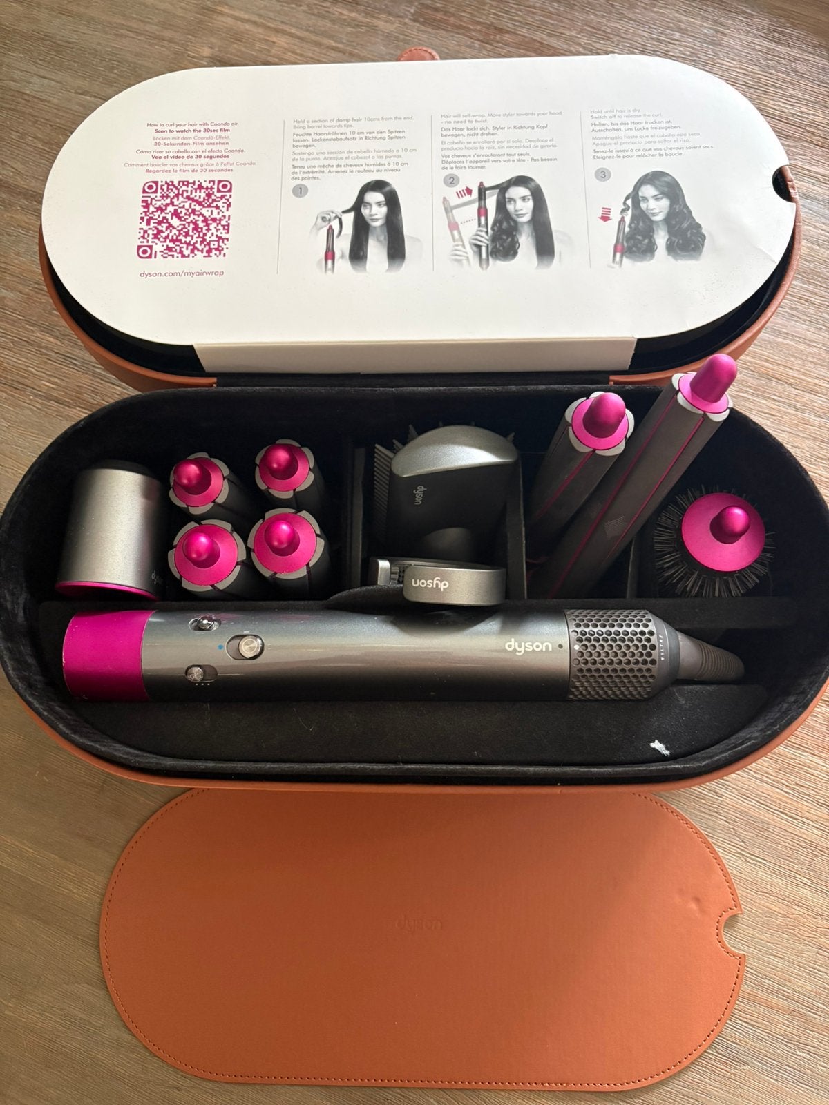 Dyson airwrap, Sieraden, Tassen en Uiterlijk, Uiterlijk | Haarverzorging, Ophalen of Verzenden, Zo goed als nieuw, Föhn of Haardroger