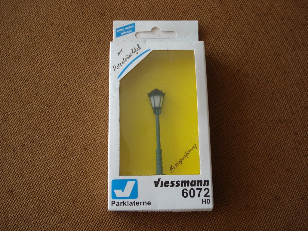 Viessmann H0 6072 Parklantaarn 1x ovp groen, Overige merken, Gebruikt, Verzenden, Gelijkstroom of Wisselstroom