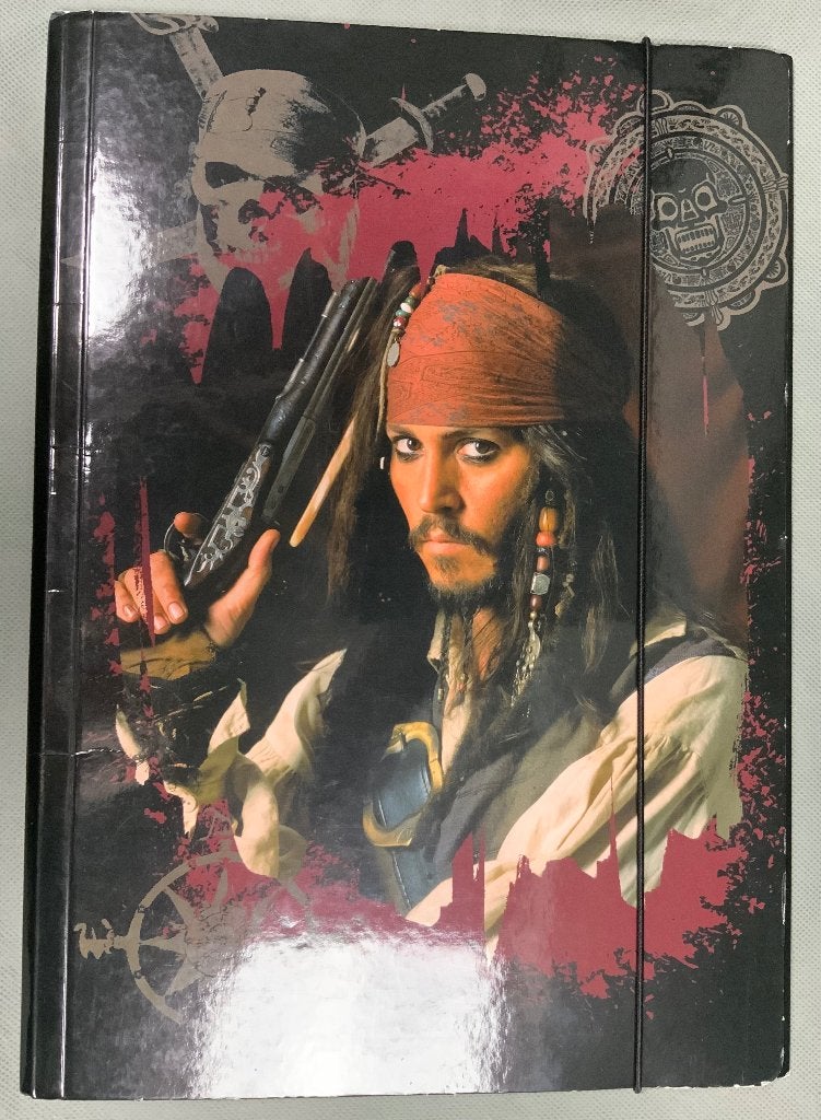 Elastomap Pirates of the Caribbean Jack Sparrow Johnny Depp, Ophalen of Verzenden, Overige figuren, Gebruikt, Overige typen