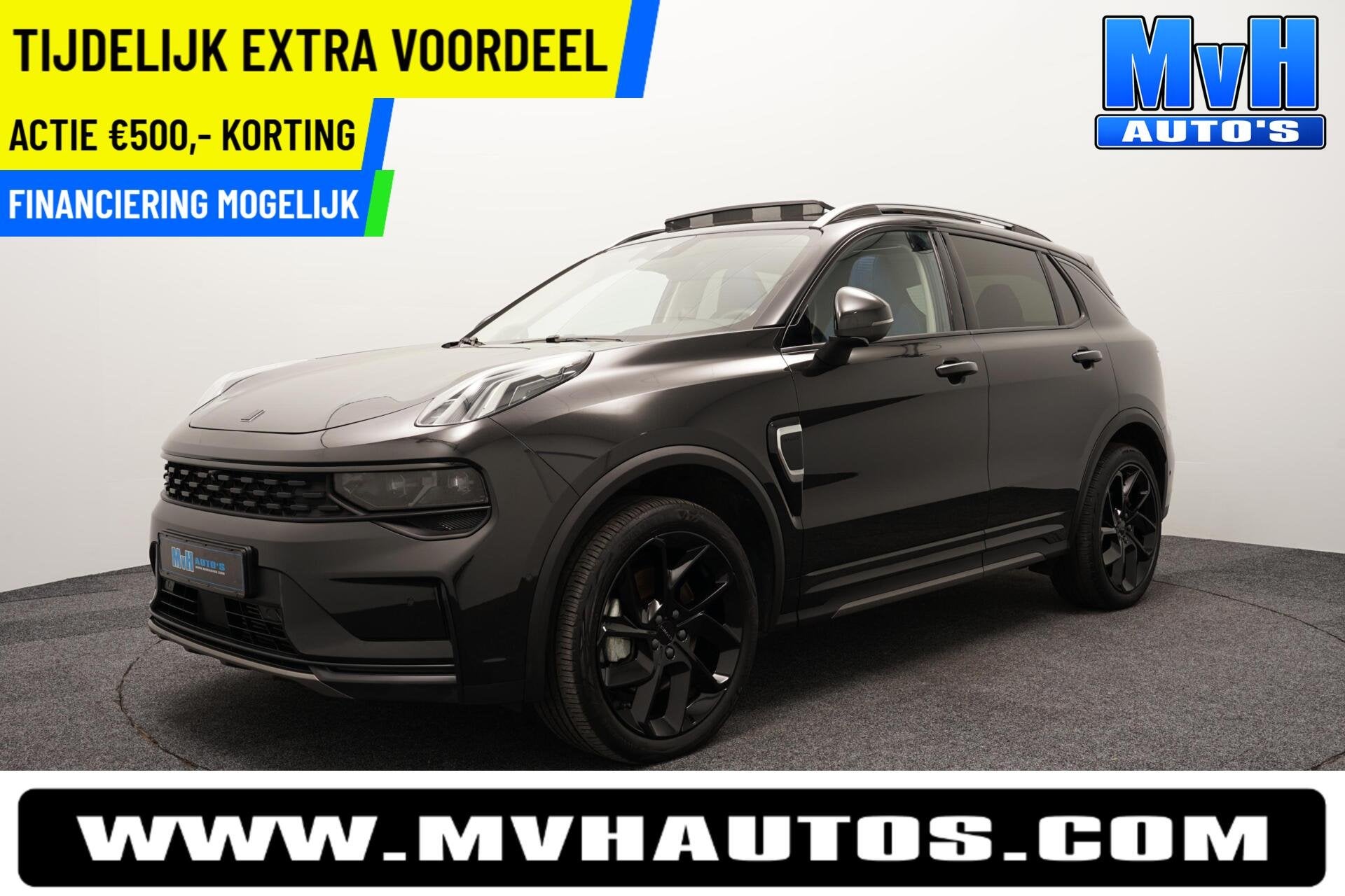 Lynk & Co 01 1.5 PHEV|FULL BLACK XL|360°CAM|NAP|PANO, Stof, Euro 6, Met garantie (alle), Bedrijf