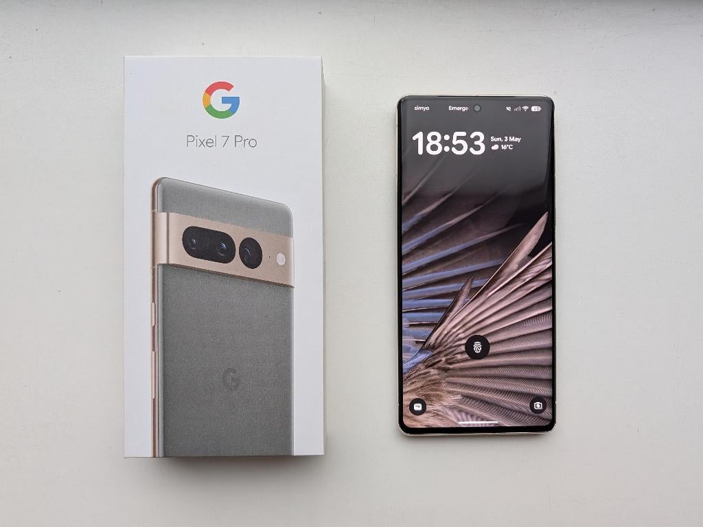 Google Pixel 7 Pro | 128 GB | Hazel, Ophalen, Zo goed als nieuw, Klassiek of Candybar, Zonder simlock