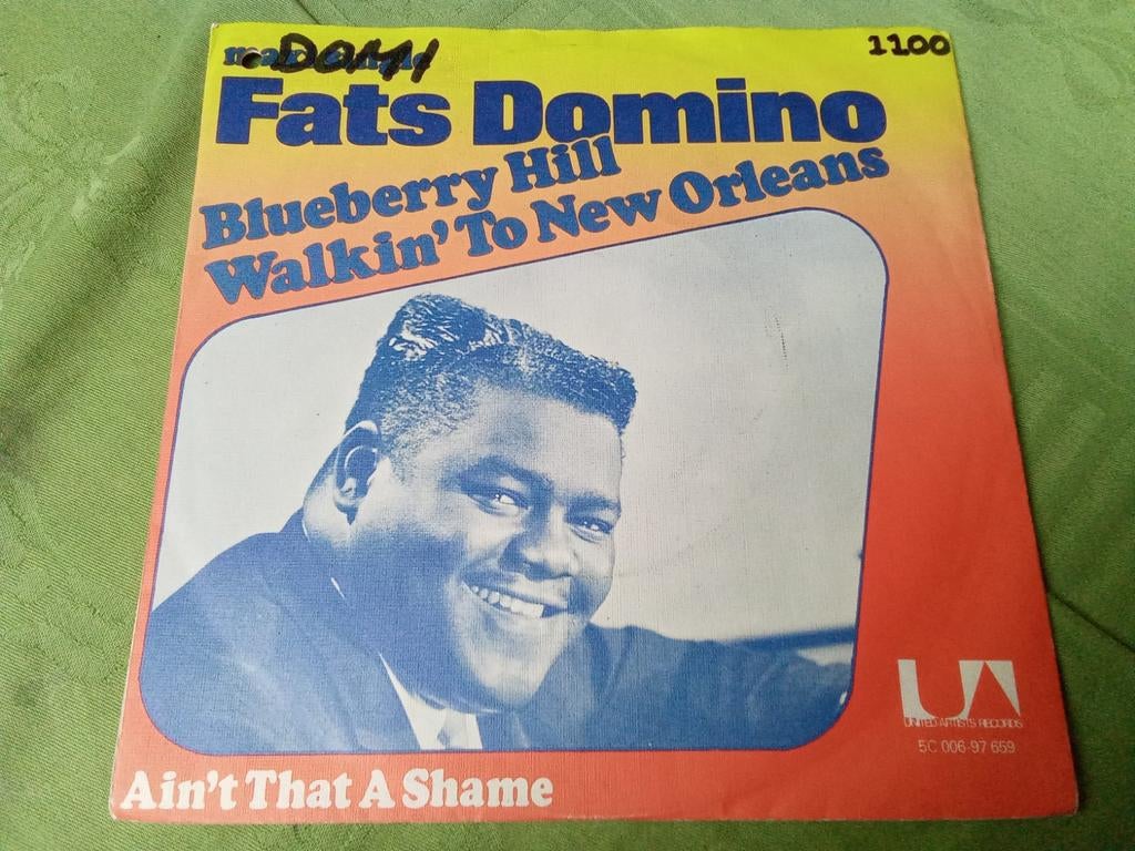 Fats Domino.         Blueberry hill    EP, Cd's en Dvd's, Vinyl Singles, Verzenden, Gebruikt, 7 inch, Single