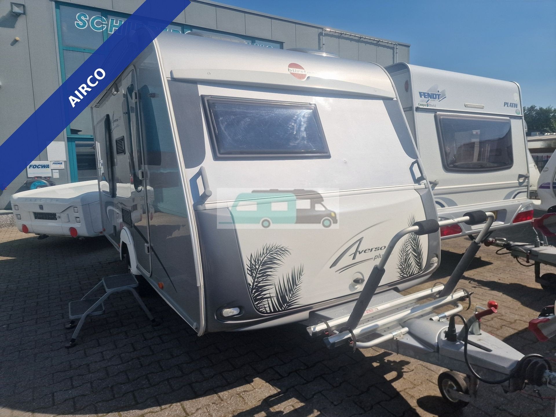 Bürstner averso plus 410 TS unieke indeling Mover, airco, l, Caravans en Kamperen, Tot en met 2, Bedrijf, Schokbreker, Bürstner