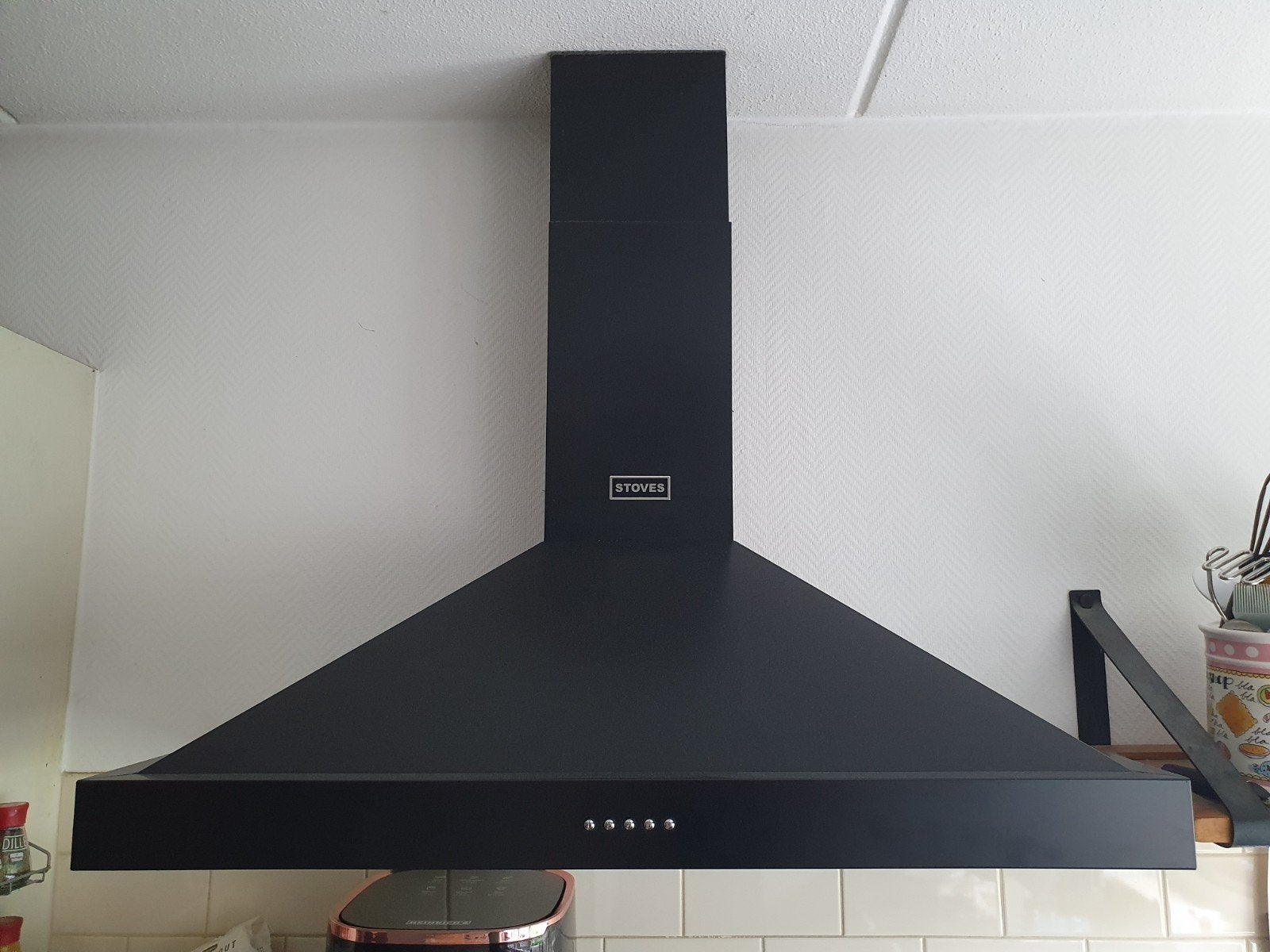 Afzuigkap Stoves, Ophalen, Zo goed als nieuw, Wandschouwkap