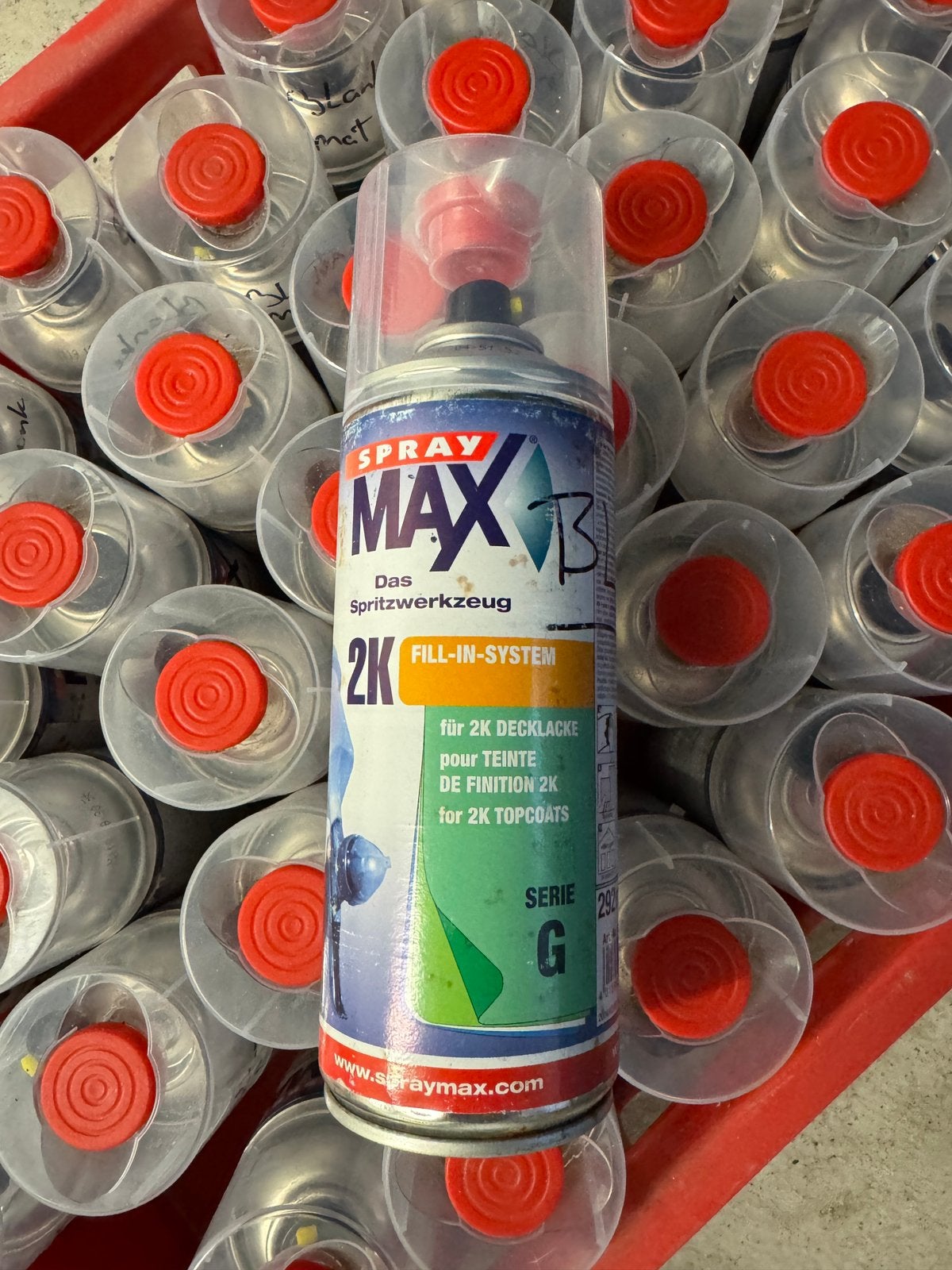 SprayMax Blanke Lak (Mat) - 4 stuks over!, Ophalen of Verzenden, Zo goed als nieuw, Wit, Lak