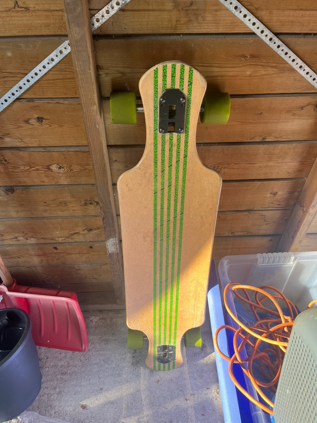 Saterno longboard, Ophalen, Longboard