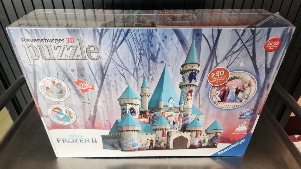 Ravensburger 3D Puzzle Disney Frozen II Kasteel 216 stukjes, Ophalen, Meer dan 50 stukjes, Nieuw, 6 jaar of ouder