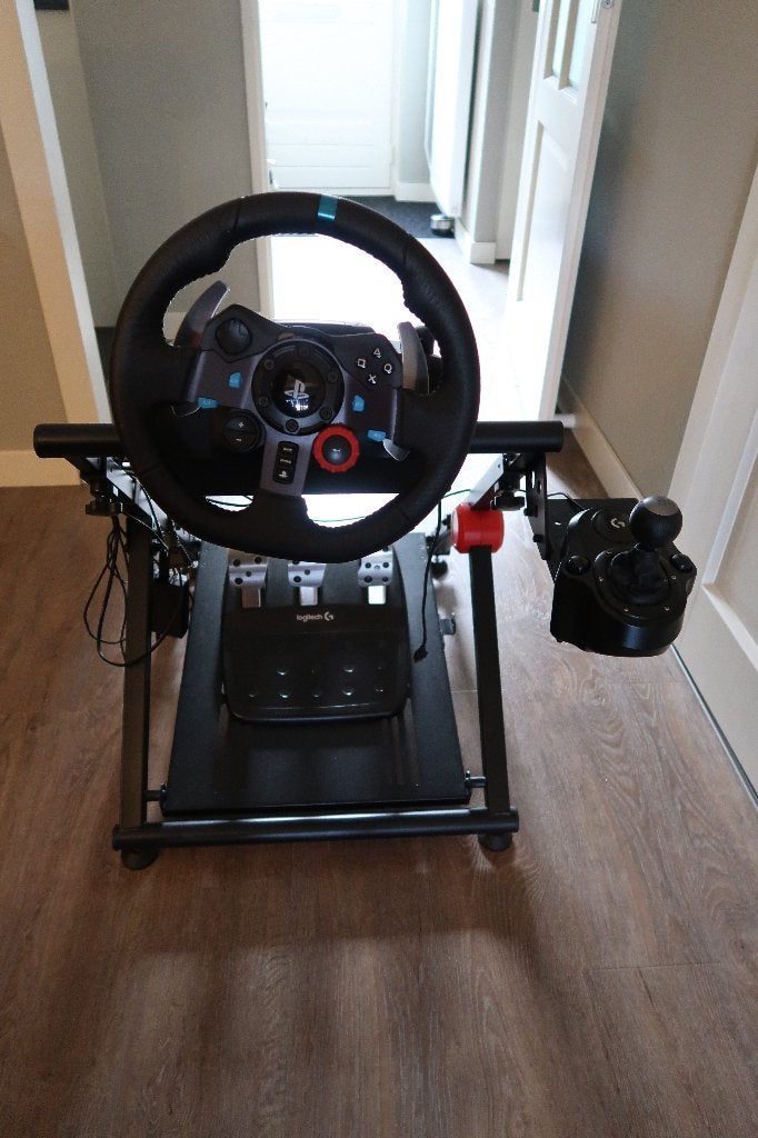 Logitech G29+schakelpook+racestand, Ophalen, Zo goed als nieuw, PlayStation 3