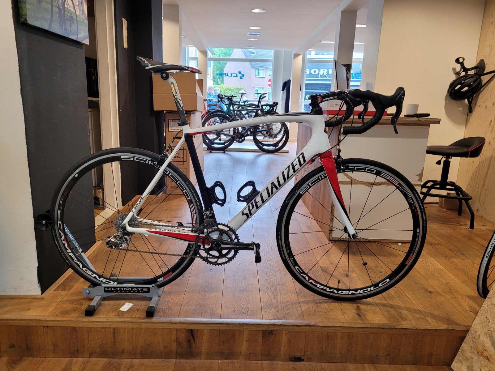 fullCarbon Specialized Tarmac Campagnolo Chorus Maat L (56-5, Fietsen en Brommers, Fietsen | Racefietsen, Overige merken, 28 inch
