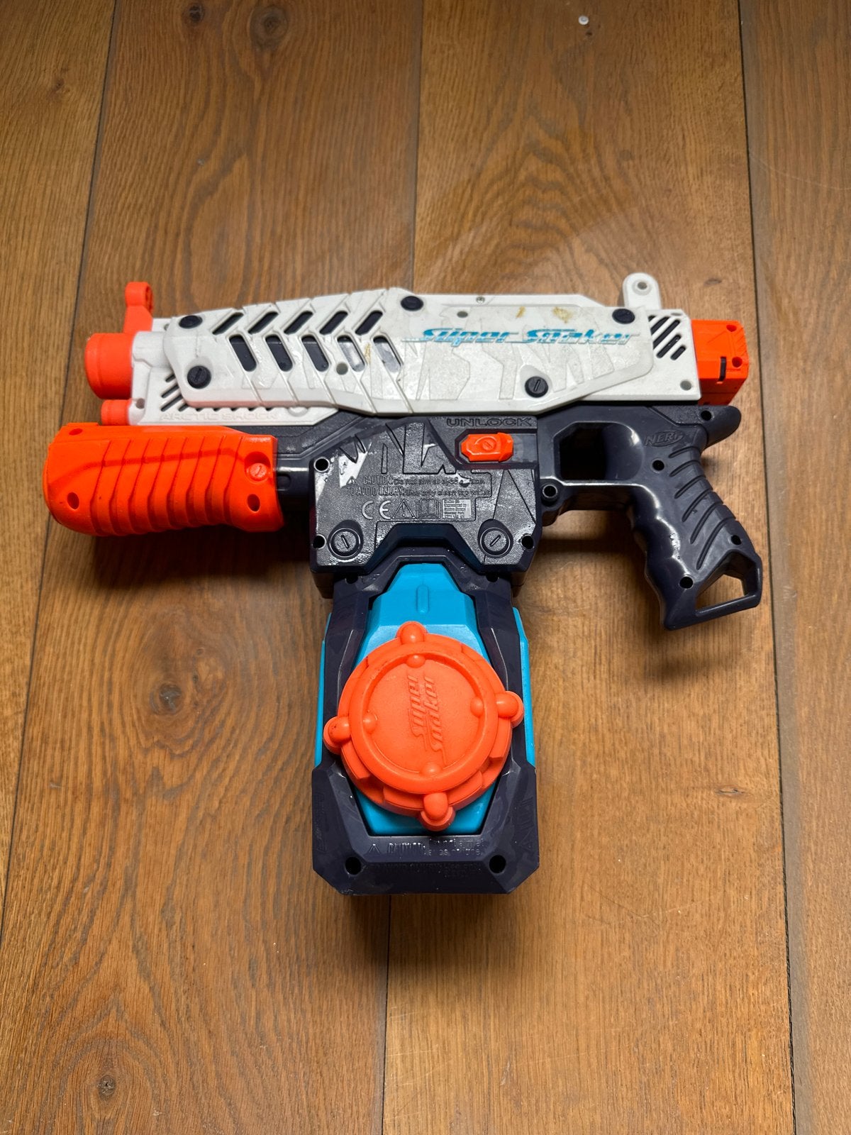Nerf Super Soaker Arctic Shock waterpistool, Ophalen of Verzenden, Gebruikt, Jongen of Meisje