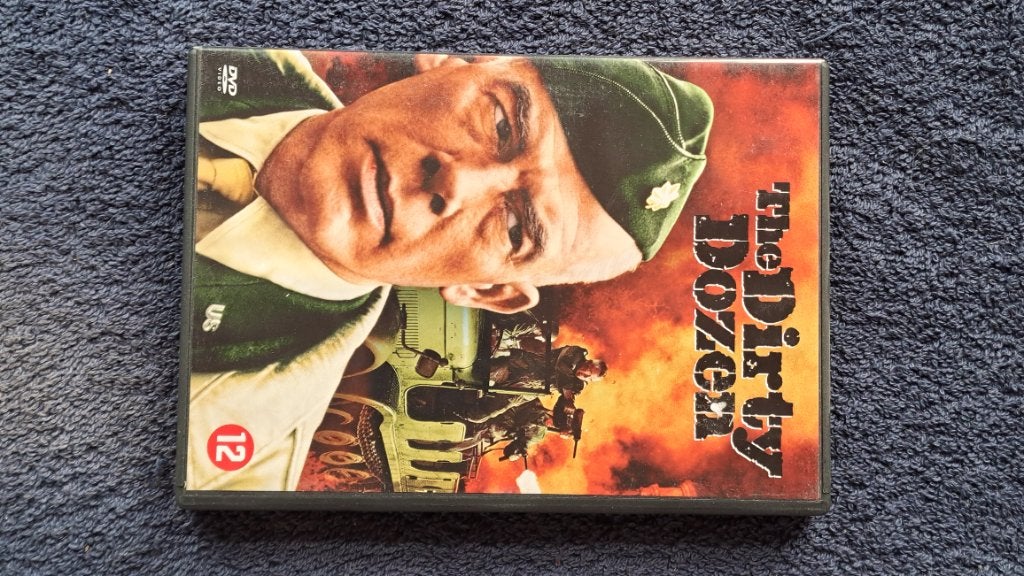 The Dirty Dozen "Lee Marvin, Charles Bronson", 1960 tot 1980, Ophalen of Verzenden, Zo goed als nieuw, Actie en Avontuur