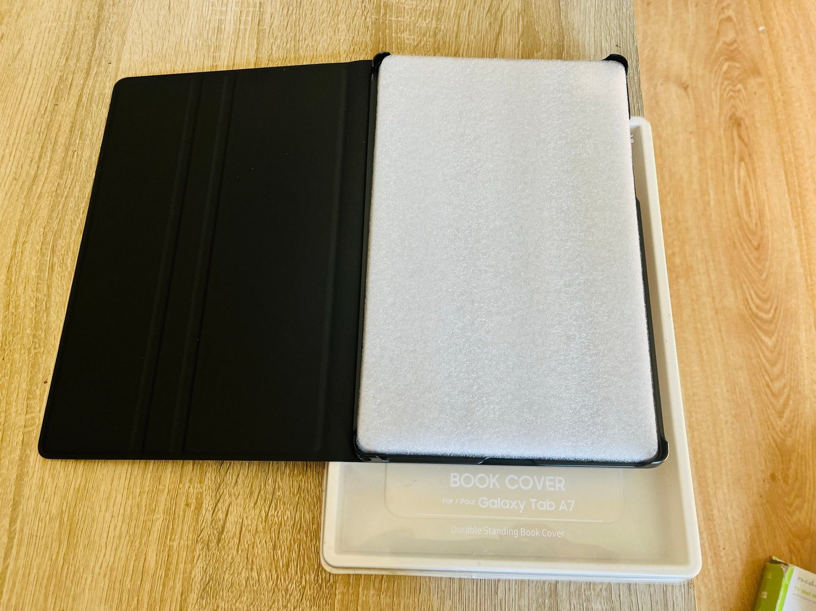Book Cover voor Samsung Galaxy Tab A7 - Zwart, 10 inch, Nieuw, Bescherming voor- en achterkant, Ophalen of Verzenden