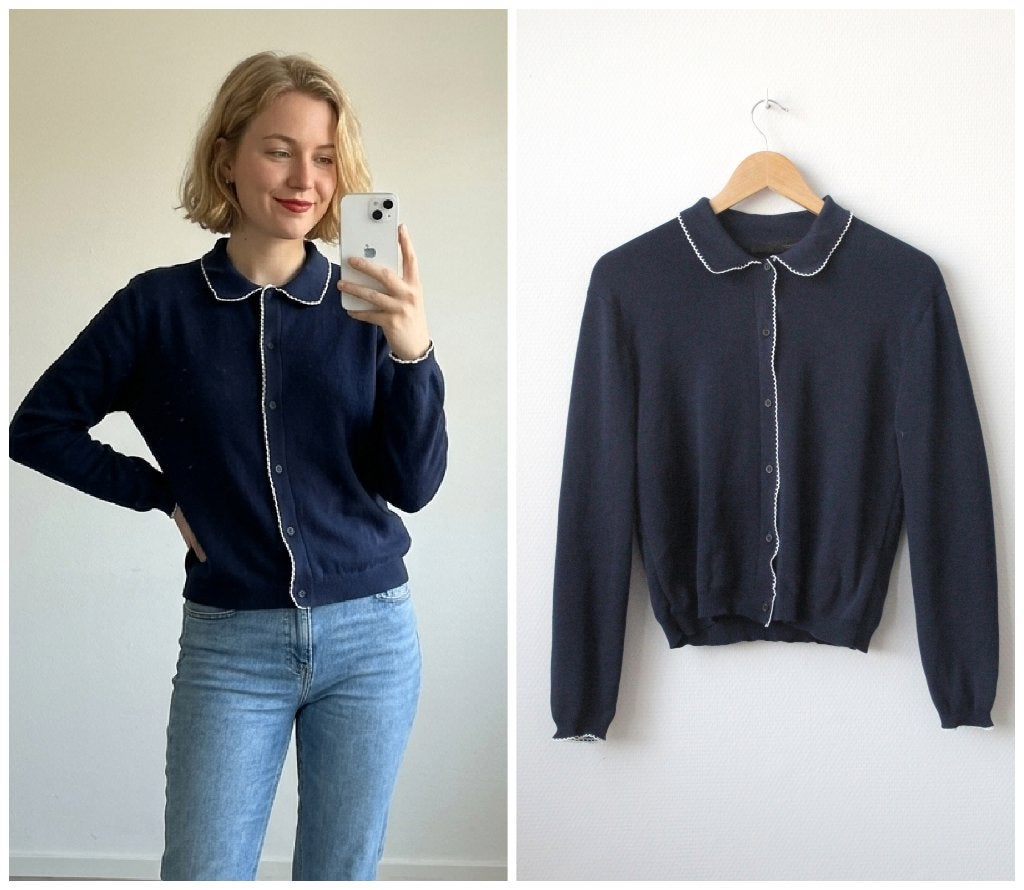 Zara - mooi donkerblauw vest / maat M, Maat 38/40 (M), Zara, Zo goed als nieuw, Verzenden