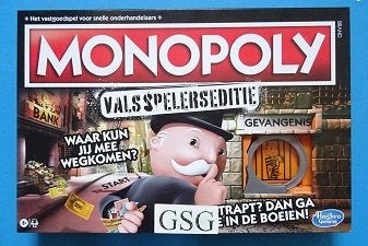 Monopoly valsspelers editie nr. 0221 E1871 104-00, Ophalen, Nieuw