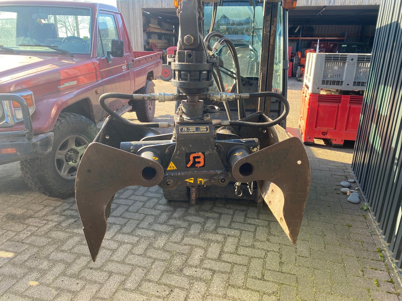 Bakker mini knijper grijperbak autolaadkraan hiab 022 zgan, Auto-onderdelen, Vrachtwagen-onderdelen, Ophalen, Overige merken