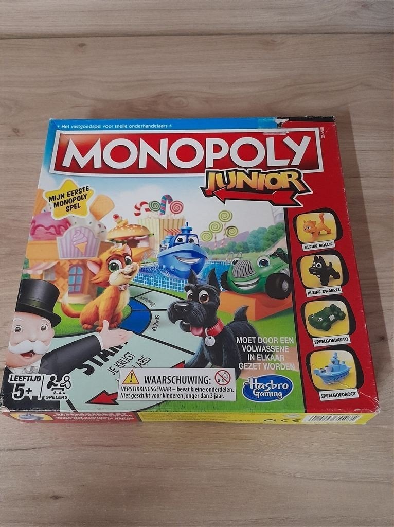 Monopoly Junior - mijn eerste monopoly - s5281, Verzenden, Zo goed als nieuw