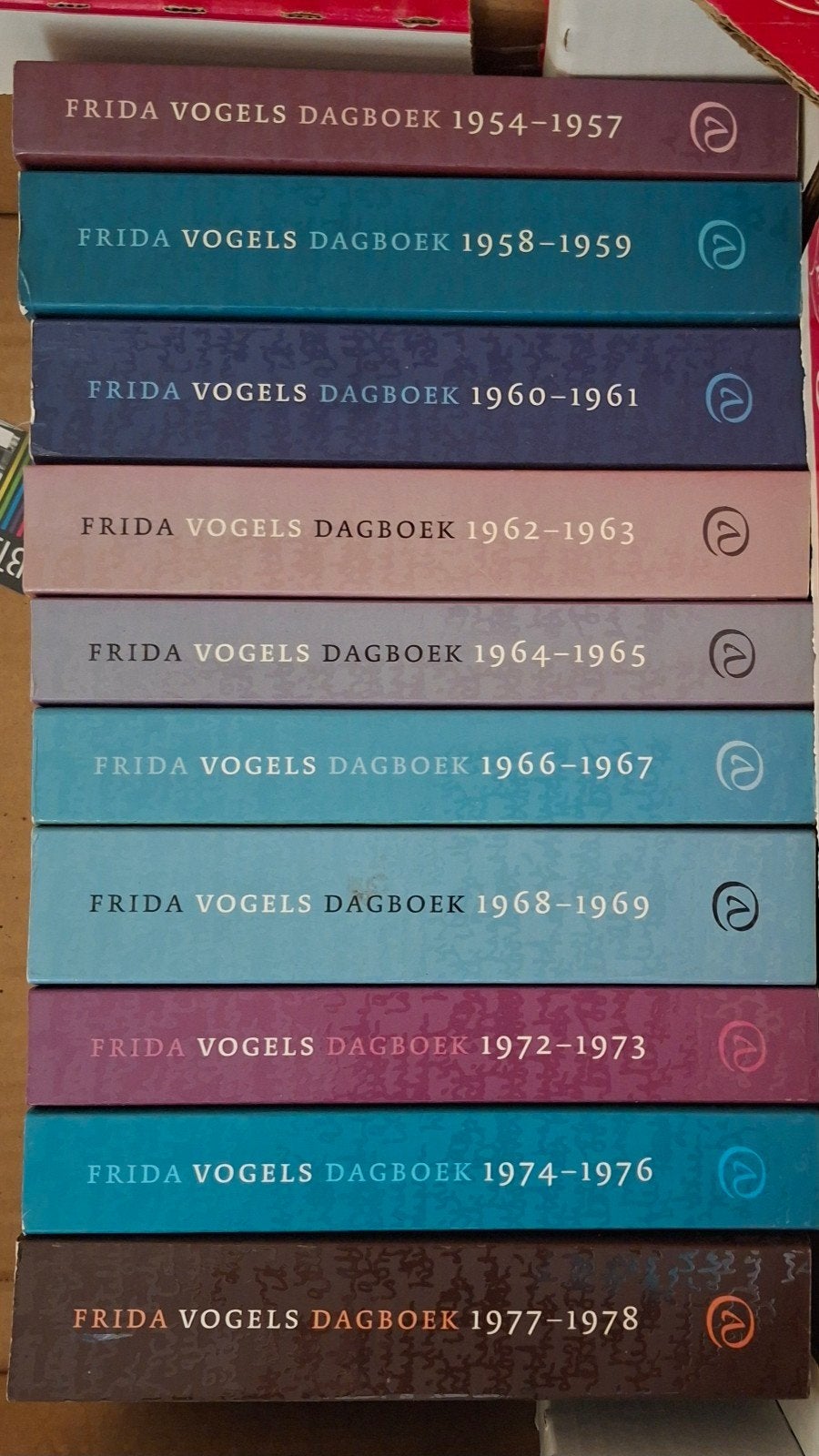 Frida Vogels Dagboek - Complete serie (10 delen), Boeken, Ophalen of Verzenden, Gelezen, Frida Vogels, Nederland