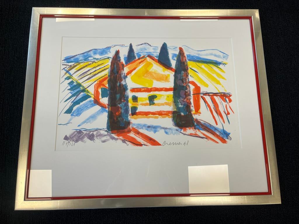 Jan Cremer - Originele zeefdruk/litho, 117/125, gesigneerd ', Ophalen