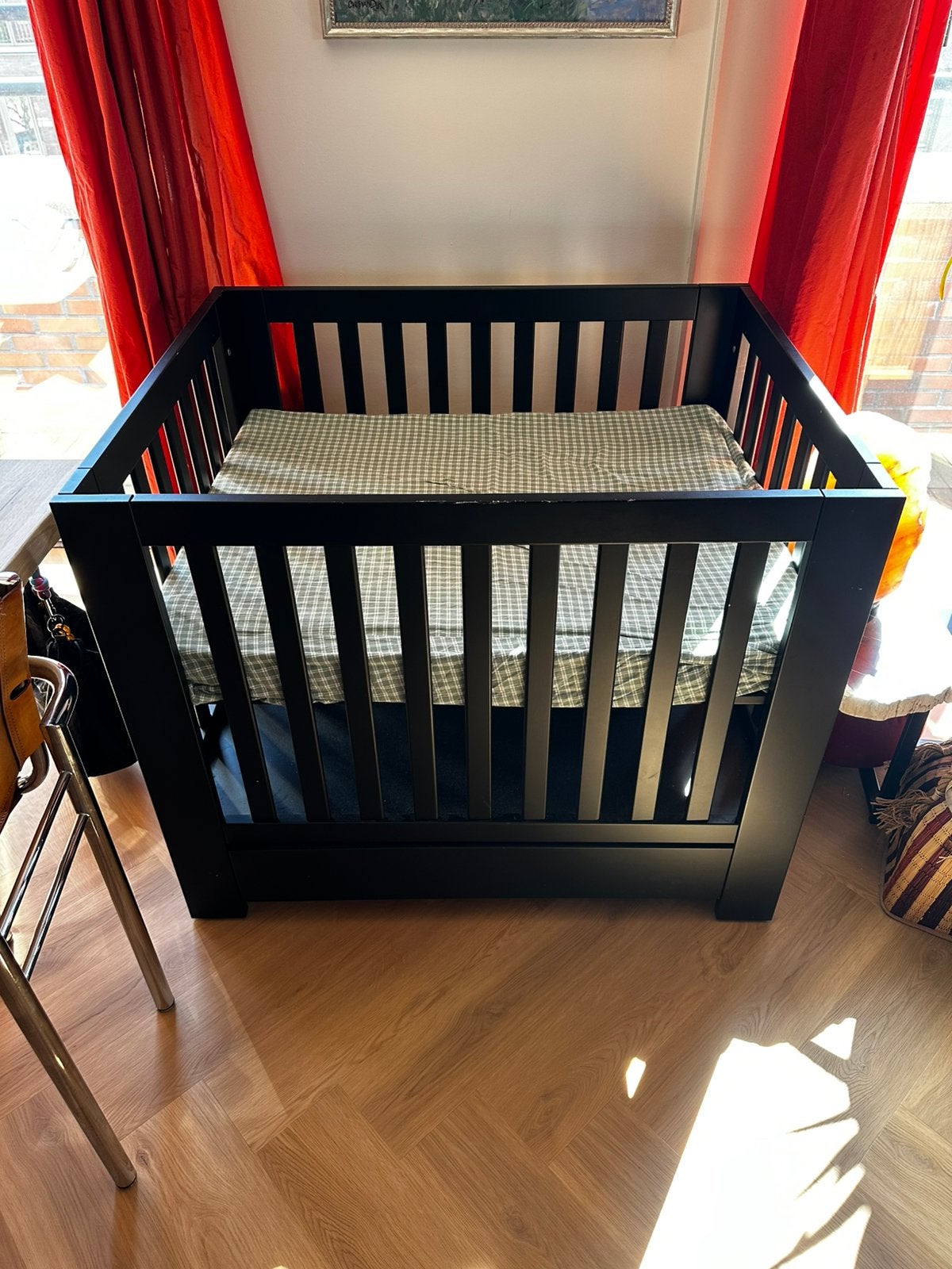Kidsmill Alaska box met lade + matras, Ophalen, Gebruikt, Rechthoekig, In hoogte verstelbaar