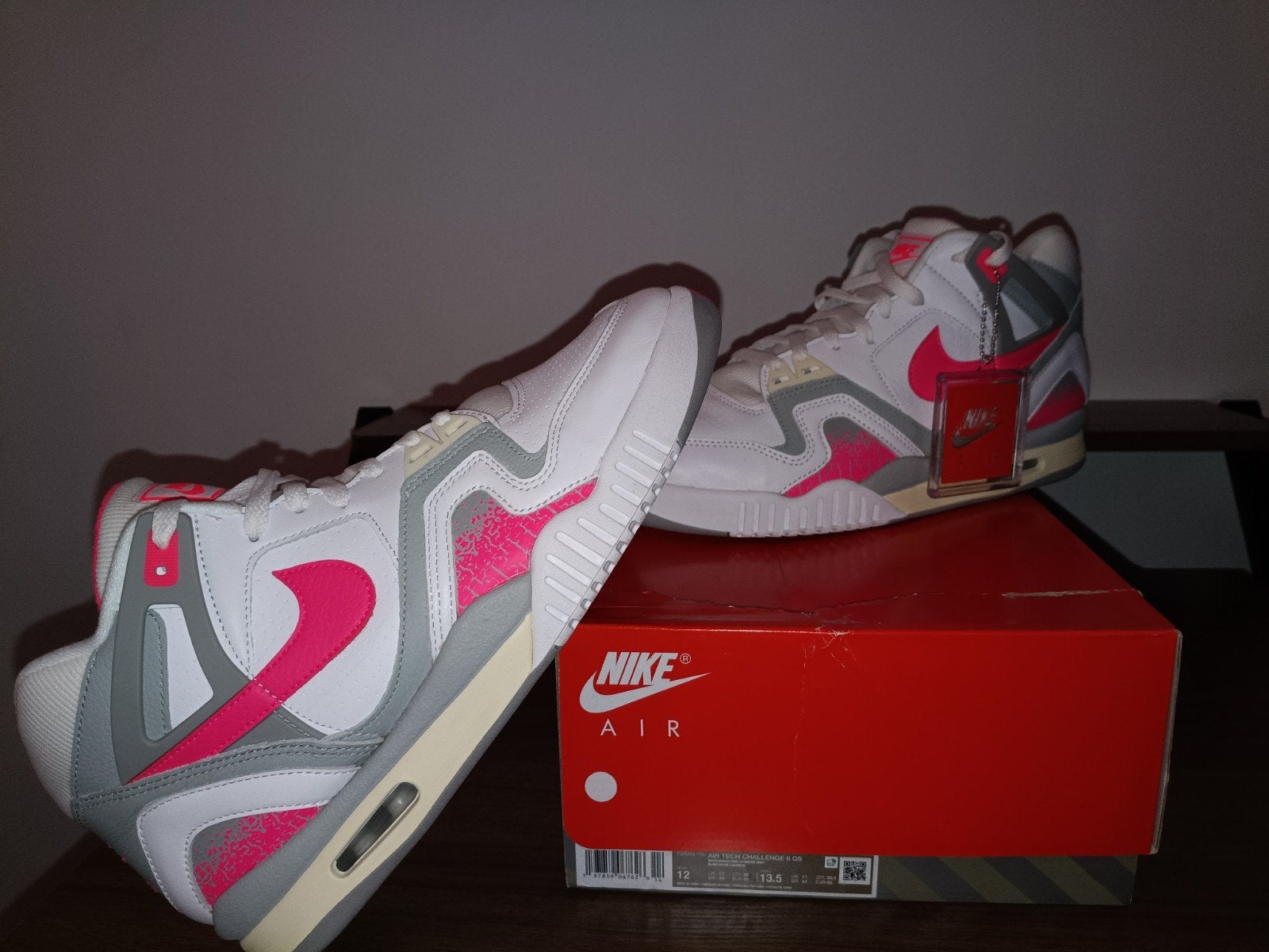Nike Air Tech Challenge 2 QS "Racer Pink" Nieuw Maat 46, L00, Schoenen, Nieuw, Ophalen of Verzenden