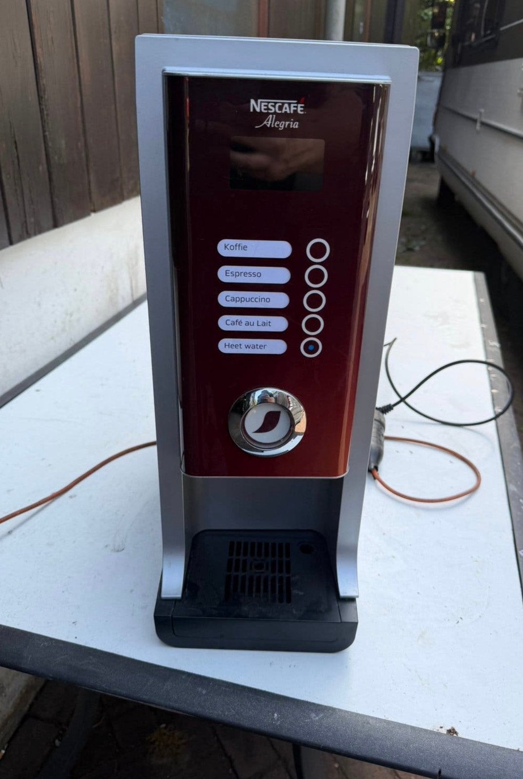 Nescafe alegria, Ophalen of Verzenden, Zo goed als nieuw, Koffiemachine