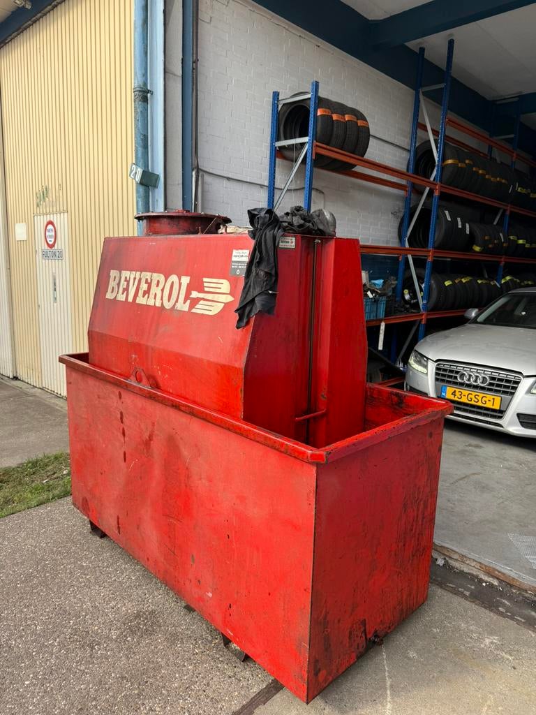 Olieopvangtank vat met lekbak olie opslagtank, Auto diversen, Autogereedschap, Ophalen of Verzenden, Zo goed als nieuw