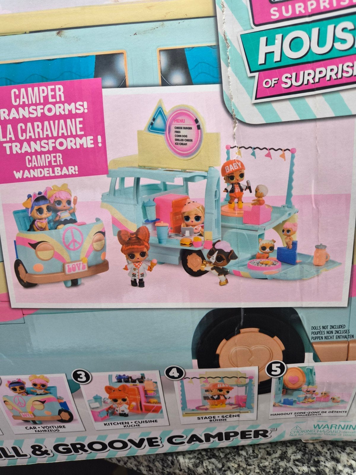 LOL camper inclusief  poppen, Ophalen, Zo goed als nieuw, Overige typen