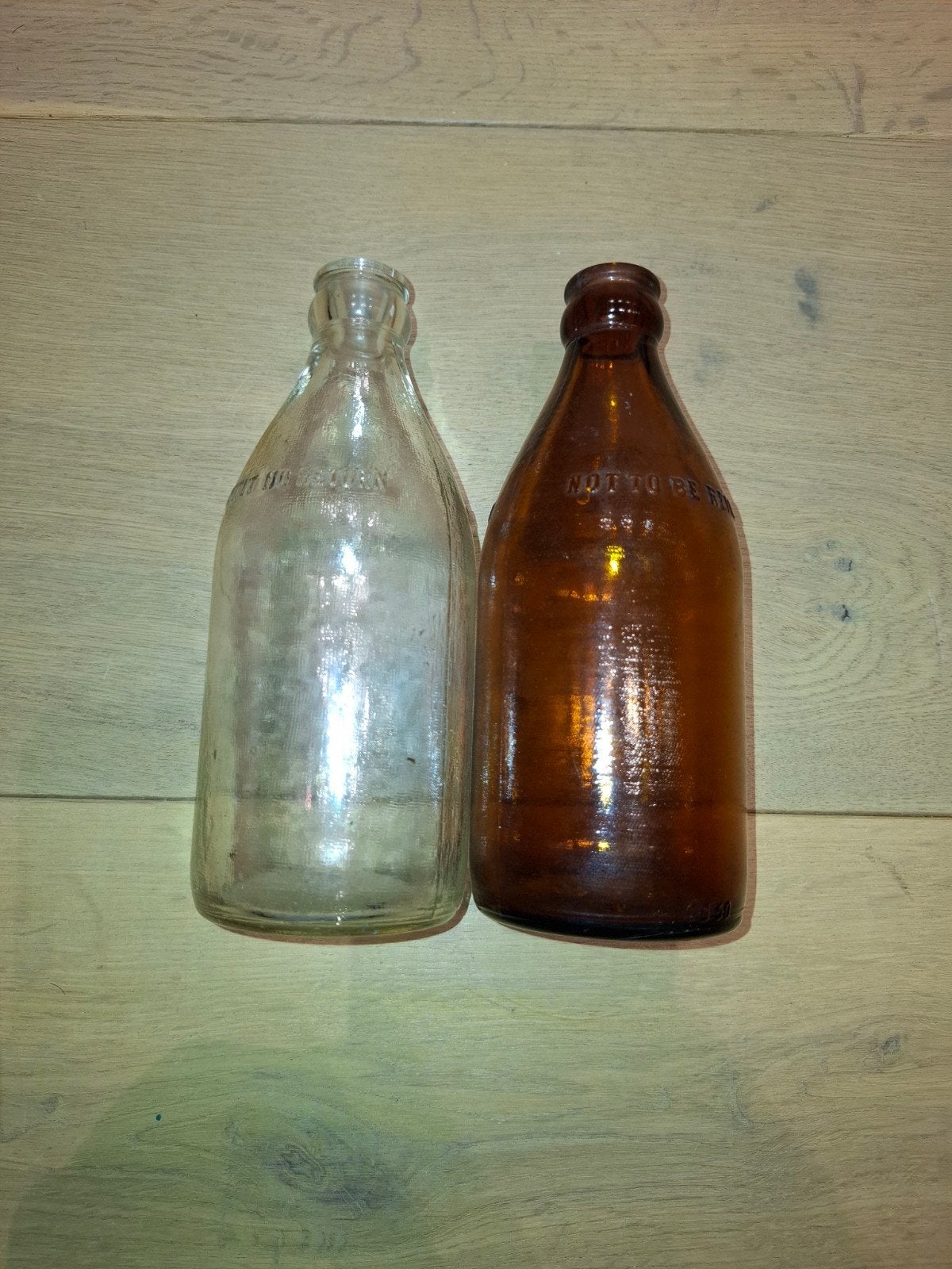 2x US ww2 bier flesje, Verzamelen, Ophalen of Verzenden, Amerika