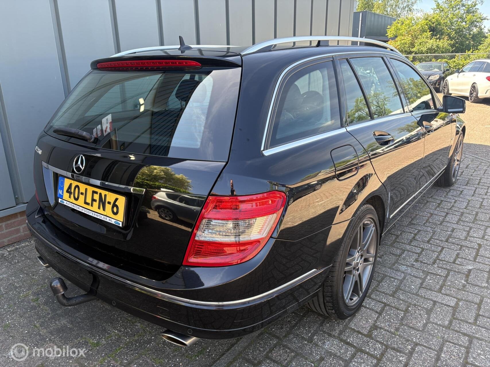 Mercedes C-klasse Estate 280 Avantgarde Automaat - Schuif/ka, Auto's, Automaat, Achterwielaandrijving, Zwart, Leder en Stof