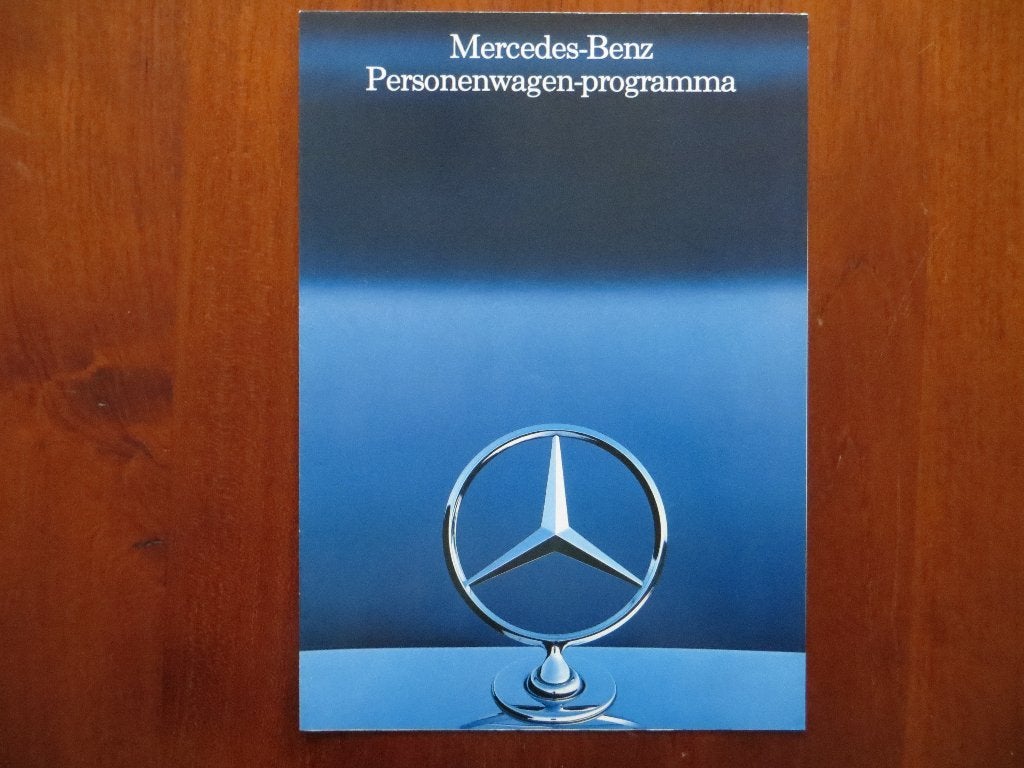 Mercedes-Benz Personenwagen-programma (juni 1986), Ophalen of Verzenden, Nieuw, Mercedes