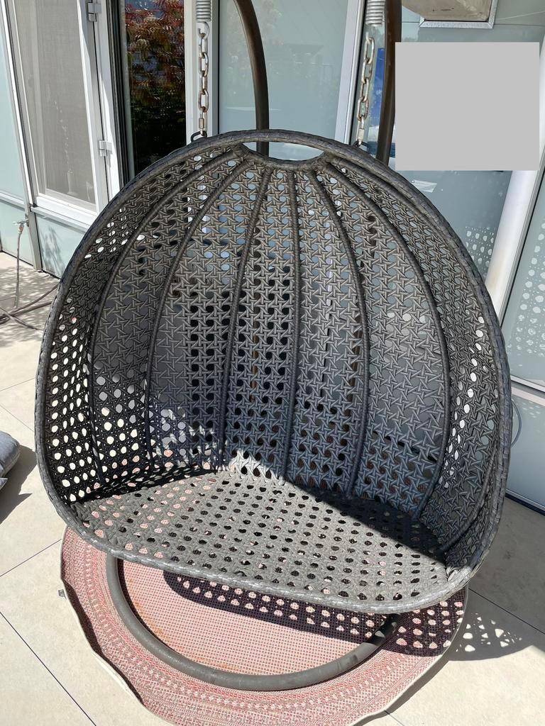 Hangstoel duo, Ophalen, Wicker