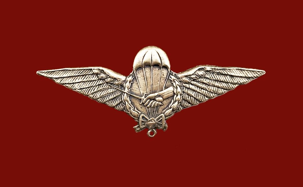 KNIL SOP Para Java KST KCT Commando Indië Topi Merah Wing, Ophalen of Verzenden, Landmacht, Nederland, Embleem of Badge