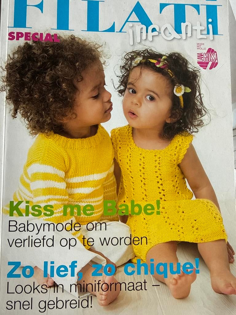 Lana Grossa Filati Infanti nr 4 - Baby brei- en haakpatron, Hobby en Vrije tijd, Ophalen of Verzenden, Zo goed als nieuw, Breien of Haken