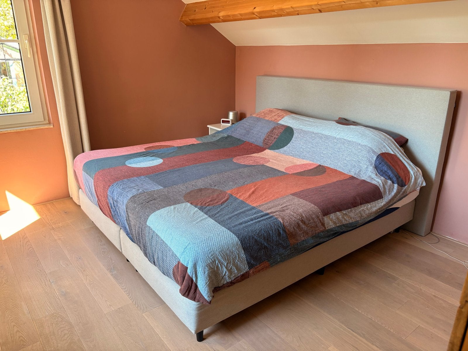 Complete Matt Sleeps Boxspring 180x200 cm met matrassen, Ophalen, Gebruikt, Tweepersoons, 180 cm
