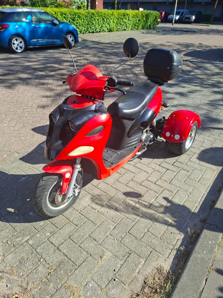 Driewielscooter | rijbewijsvrij | go max hero 3 | 4 takt, Ophalen of Verzenden, Benzine