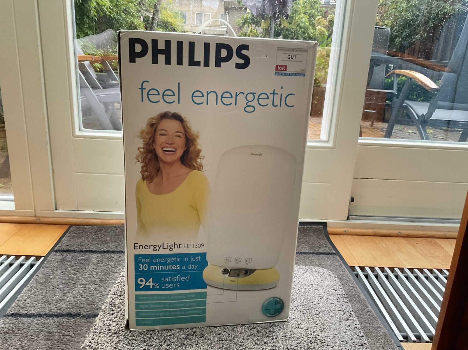 Energie lamp , 10.000 lux, Ophalen of Verzenden, Zo goed als nieuw