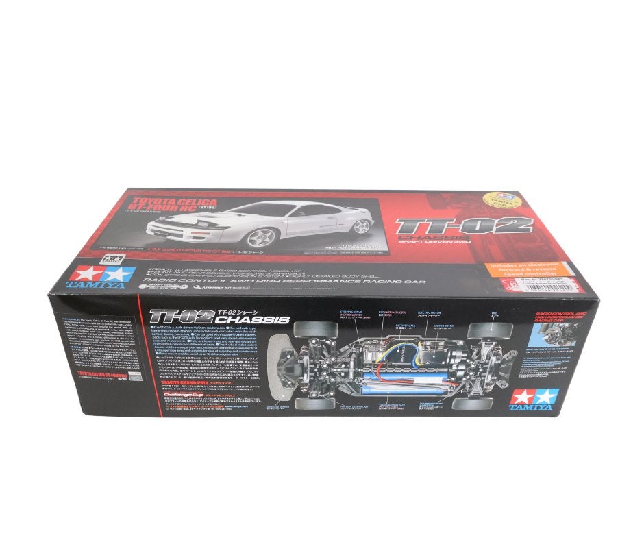Tamiya 1:10 RC Toyota Celica GT-Four TT-02 Brushless kit, Elektro, Verzenden, Nieuw, Schaal 1:10