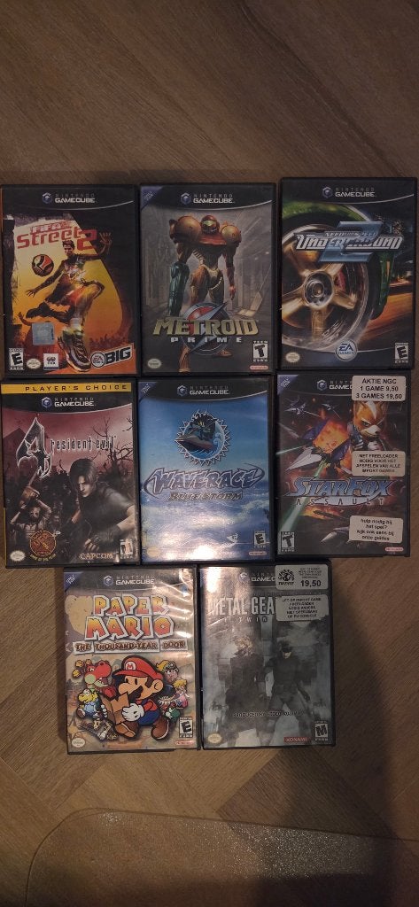 Metroid Zelda Mario Metal Gear SSX Need for speed NTSC PAL, Spelcomputers en Games, Games | Nintendo GameCube, Overige genres