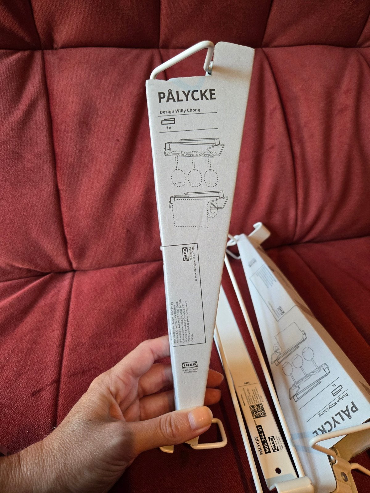Ophang rek glazen Palycke, Minder dan 50 cm, Wit, Nieuw, Ophalen of Verzenden