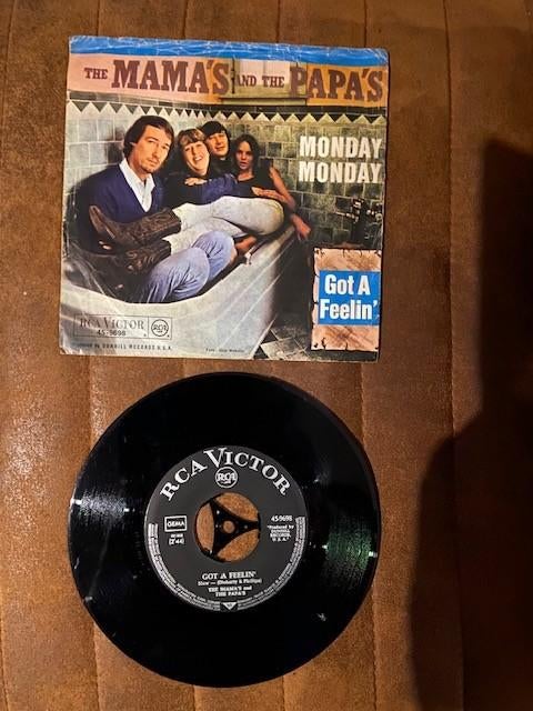 The Mamma's and the Pappa's monday monday, 7 inch, Single, Ophalen of Verzenden, Pop