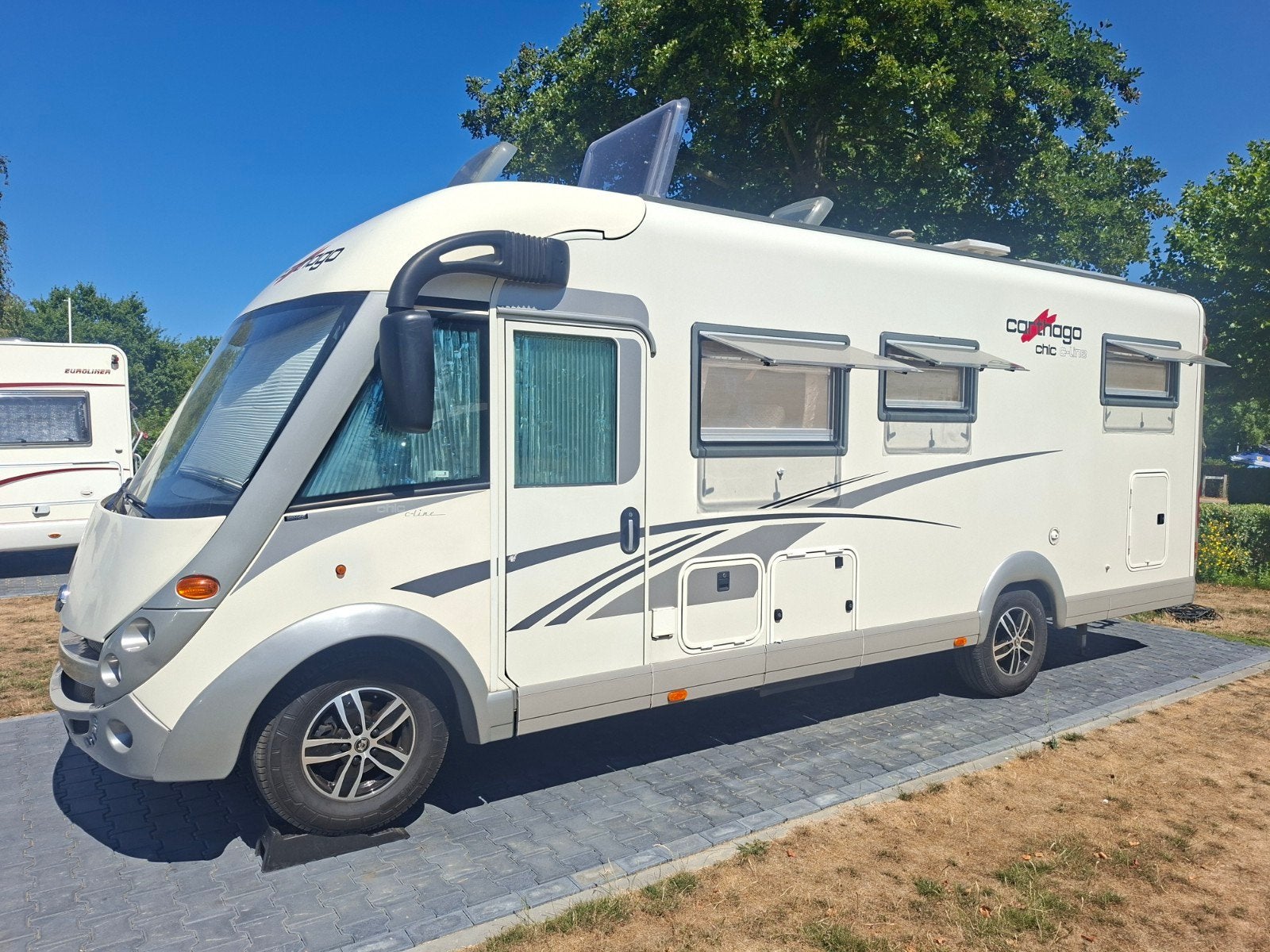 Zeer nette Carthago Chic C-Line i4.9 2013 2aparte bedden+apa, Integraal, Luifel, Ringverwarming, Fiat