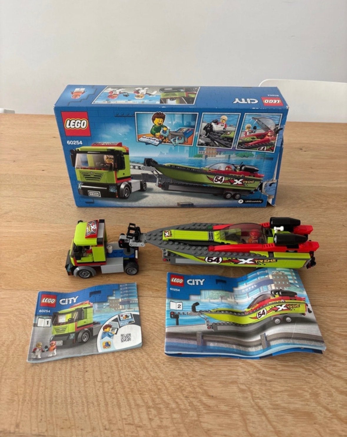Lego City Racertruck en Speedboot (60254), Kinderen en Baby's, Speelgoed | Duplo en Lego, City, Lego, Ophalen of Verzenden, Zo goed als nieuw