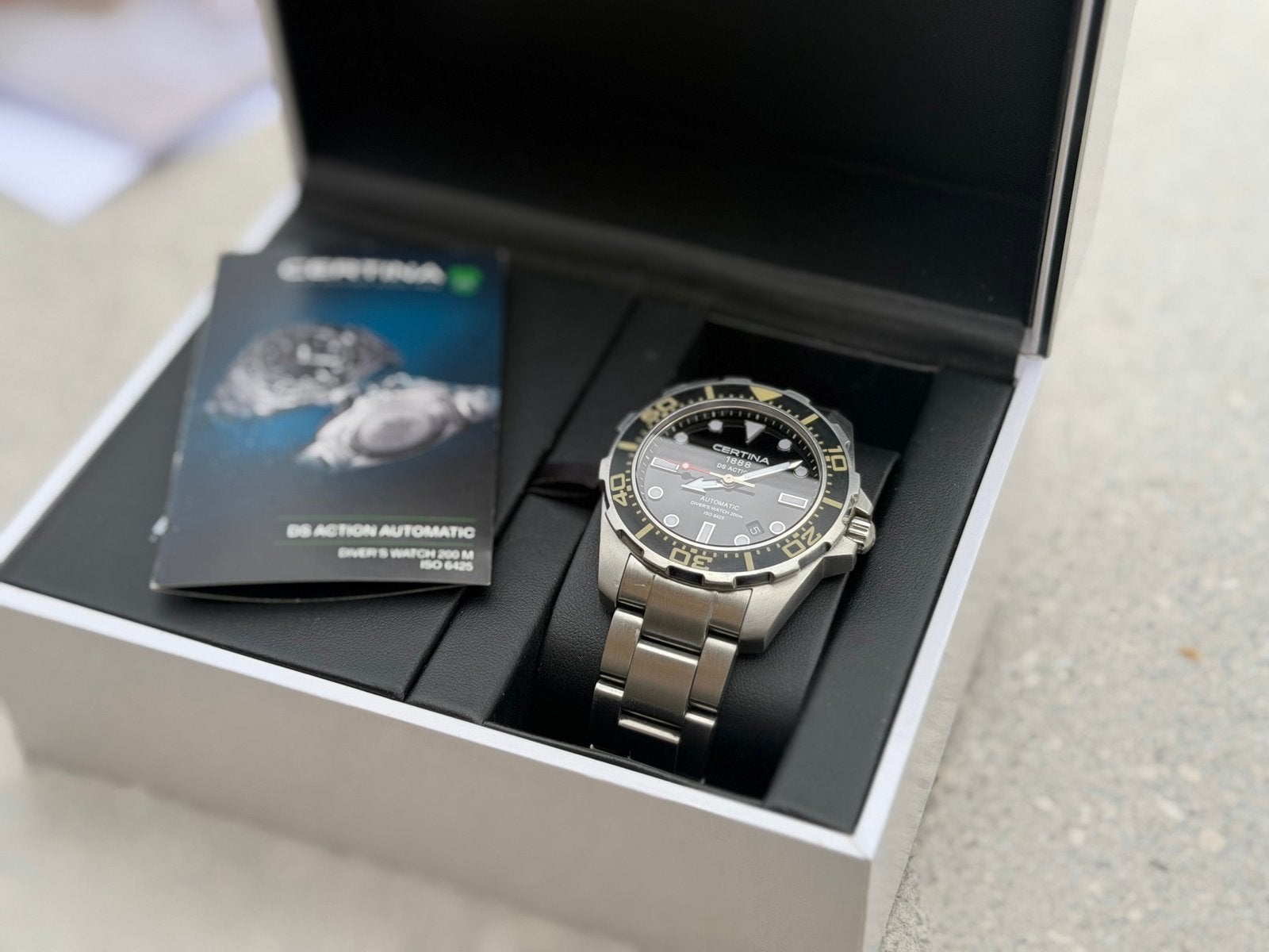 Certina DS Action Automatic Diver Horloge, Staal, Gebruikt, Staal, Polshorloge