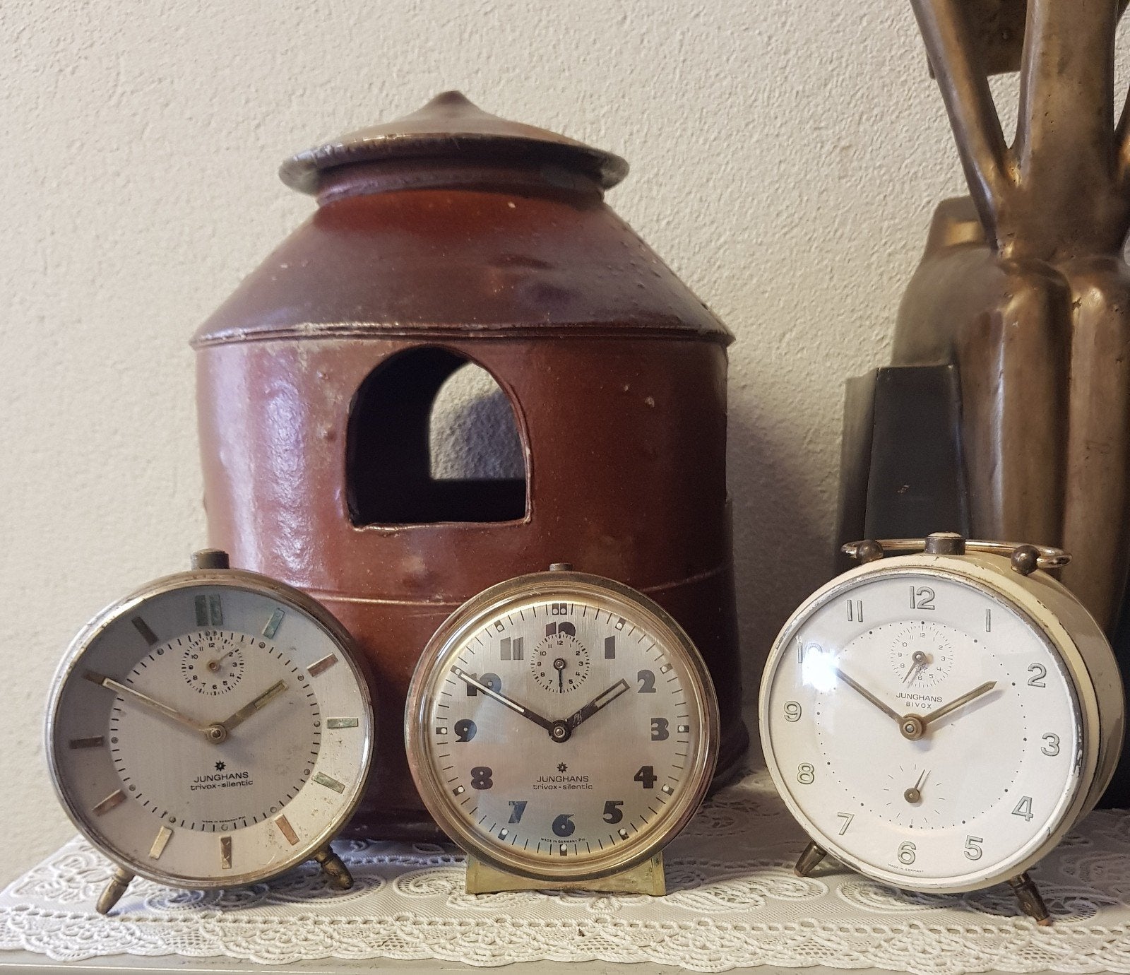 3 oude Junghans wekkers., Ophalen of Verzenden